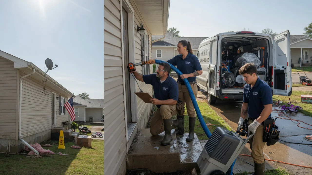 Ceiling Water Damage Restoration in Concordia, MO near me